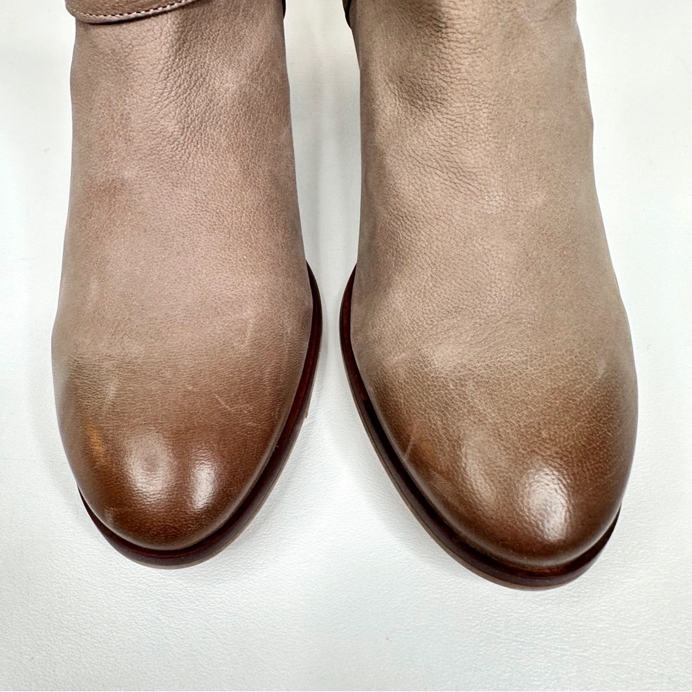 Sam Edelman Palmer Leather Cut-Out Ankle Boots Tan SZ 7.5 - Picture 7 of 15